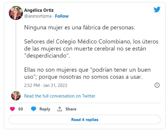 gestacion subrogada colombia mujeres muerte cerebral