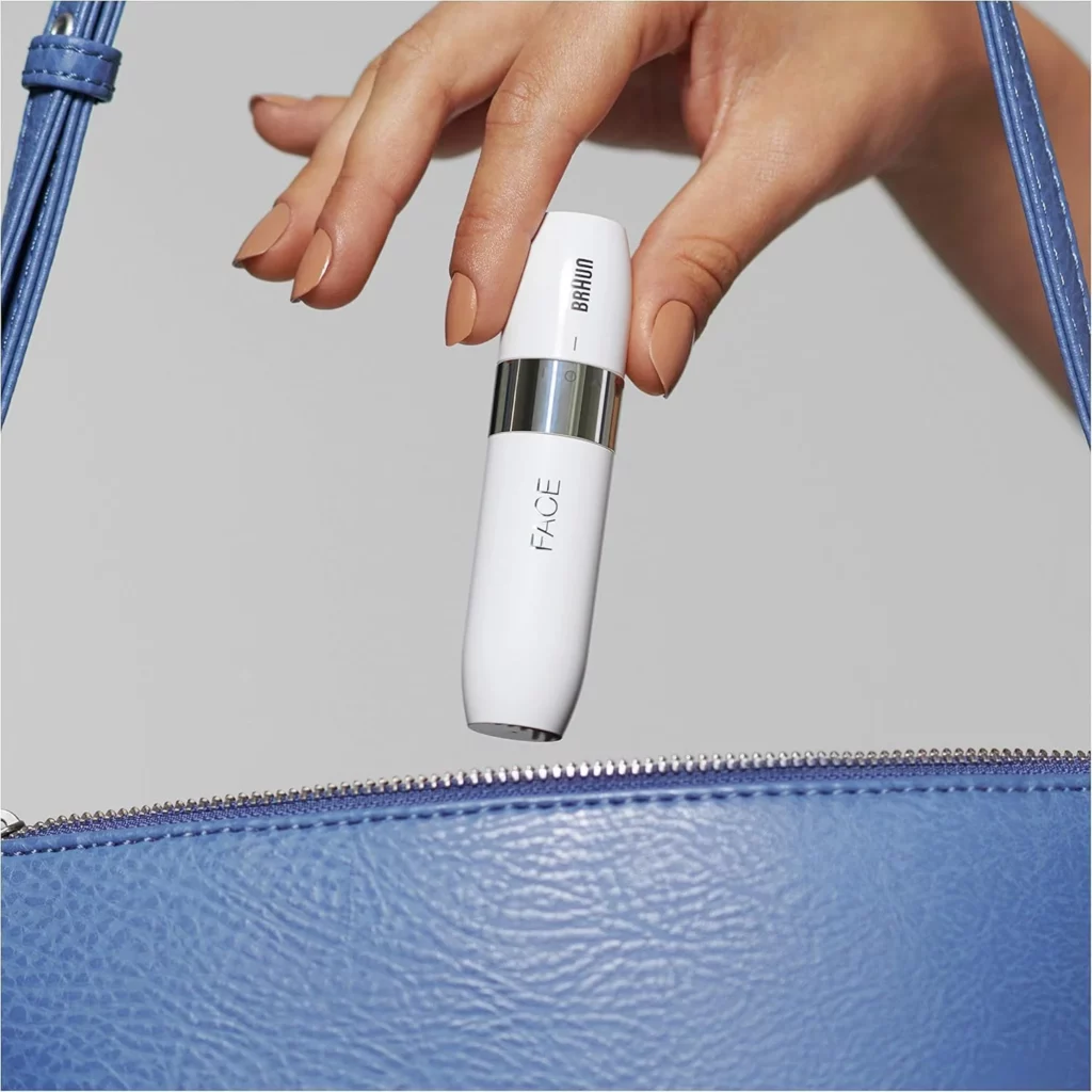 depiladora facial braun